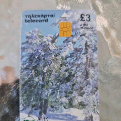 Collectible telecard used 12/2002 60,000