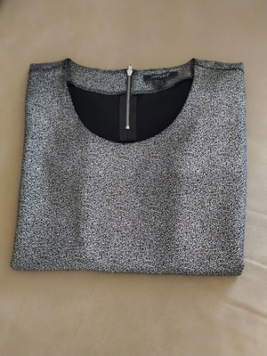 Esmara blouse silver with zipper like new, size 44