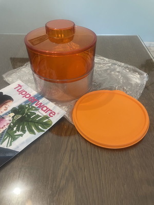 Tupperware Counterpart Δοχείο Αποθήκευσης 1,2 λίτρων καινούργιο, πορτοκαλί