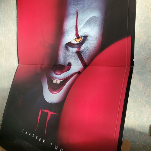IT 2 Cardboard Poster like new, extremely rare