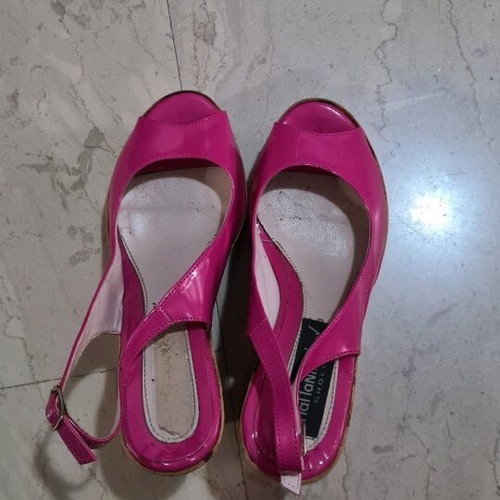 Papanikolaou Platforms Size 37 Like New, Pink