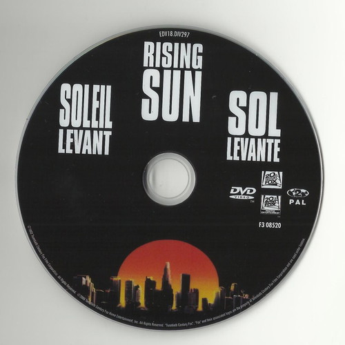 Rising Sun DVD movie like new, adventure and action