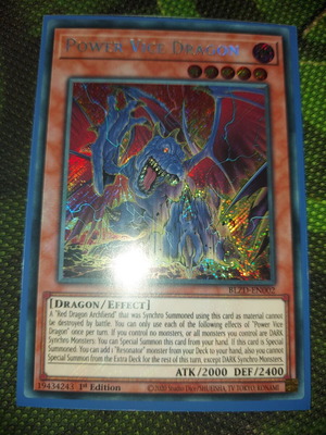 Power Vice Dragon Secret Rare κάρτα σαν καινούργιο