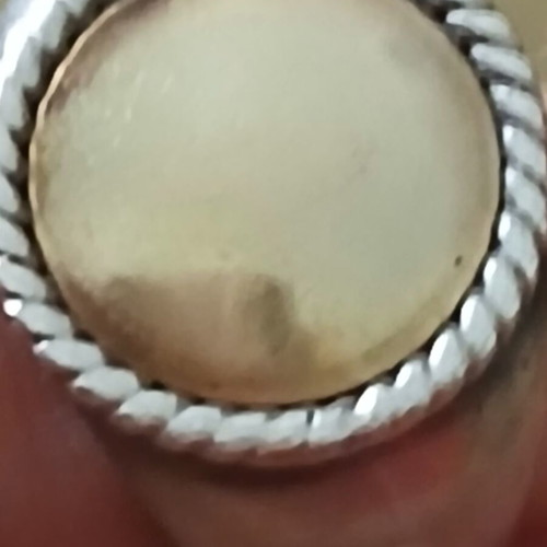 Ring 925 silver and 750 gold like new, size 55