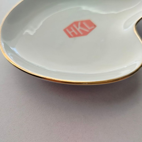 Small porcelain plate HKL used, Gerolnd Porzellan