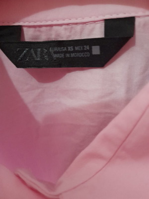 Zara pink soft shirt new, size XS