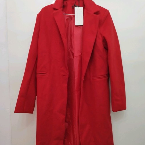 Red coat new, size M
