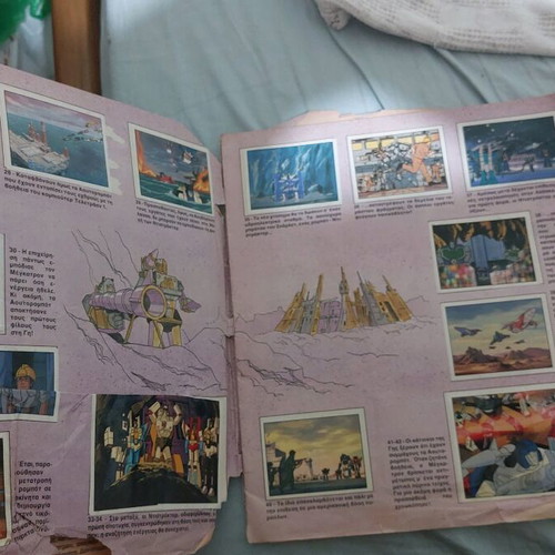 Transformers Panini Album used, complete set