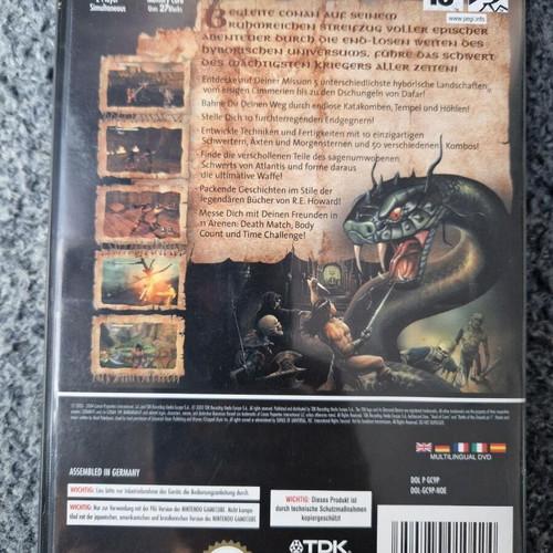 Conan Nintendo GameCube used, no manual, PAL version