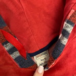 Matoufrance warm children's blouse like new, red, size 140 cm