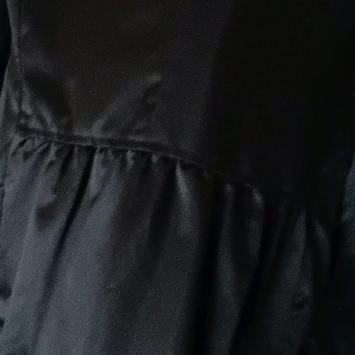Satin jacket used, black with back design
