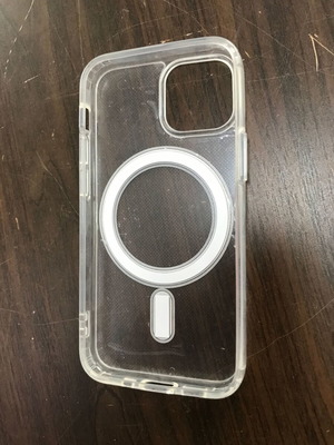 Καινούργια Θήκη iPhone 13 Mini Mag Safe Back Cover Σιλικόνης (διάφανο)
