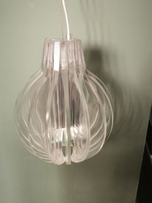 Plexiglass ceiling light like new