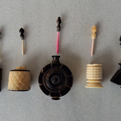 Miniature bottles new, handmade from India, set A
