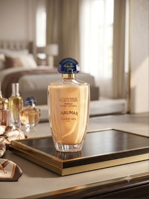 Shalimar Shimmer Body Lotion Guerlain authentic collector tester 100 ml