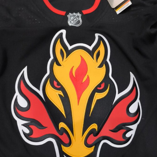 Αυθεντική φανέλα Adidas Calgary Flames Reverse Retro καινούργια με λογότυπο Blasty
