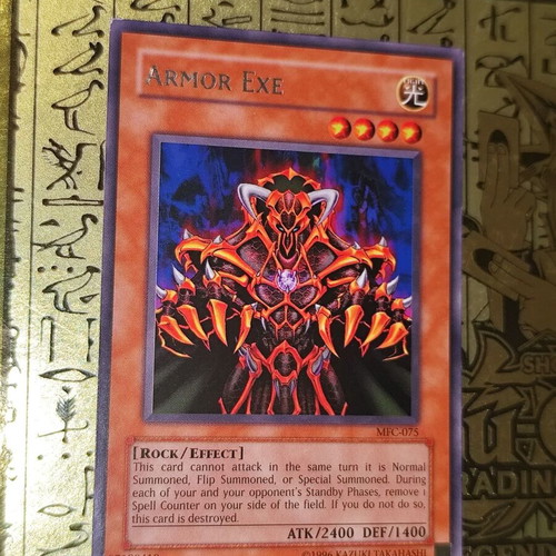 Armor Exe Yu-Gi-Oh Rare card like new