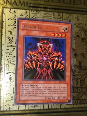Armor Exe Yu-Gi-Oh Rare card like new