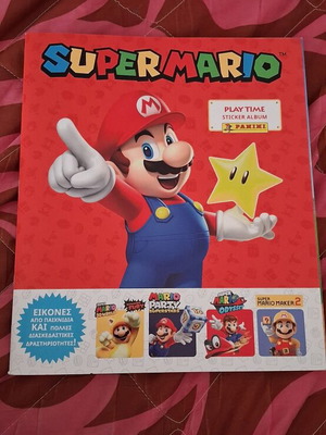 Super Mario Play Time Sticker Album σαν καινούργιο