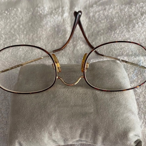 Giorgio Armani glasses frame gold and tortoise model 177 759