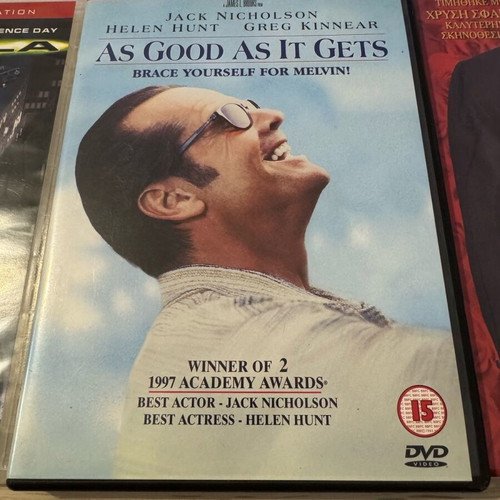 Pack of 3 DVDs like new with Greek subtitles