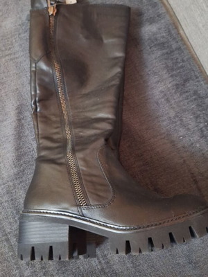 Marco Tozzi leather boots size 38 brown new