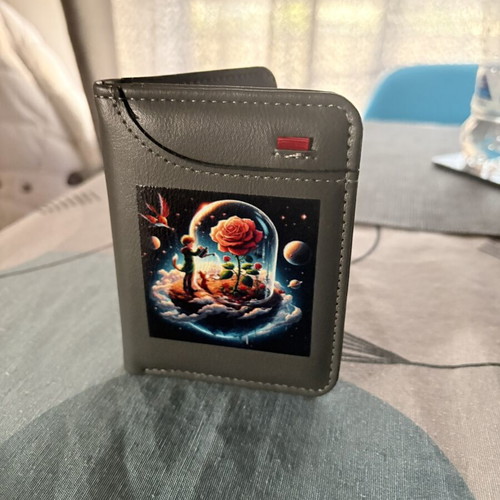 Little Prince wallet, grey, A To Z Greek