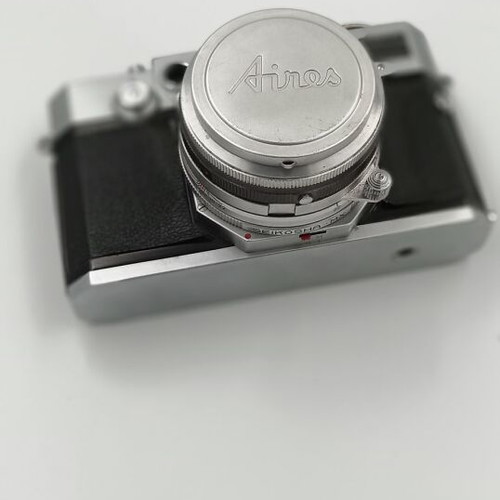 Aires 35-V Rangefinder 35mm Film Camera used with Coral 45mm f/1.8 Lens