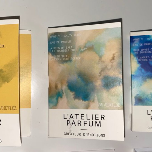 Set L'Atelier Parfum perfumes new, 7x2 ml tester samples