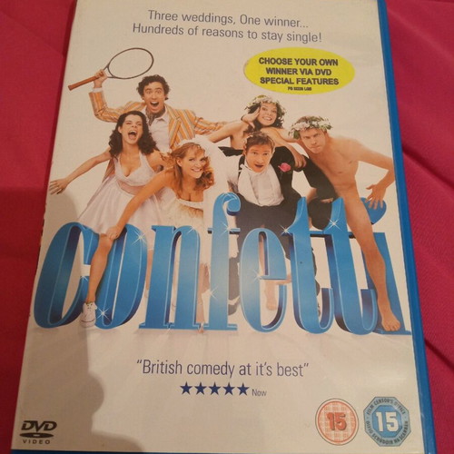Confetti DVD like new, comedy, subbed