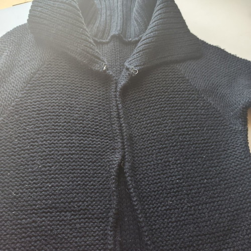 Badila long black cardigan, one size