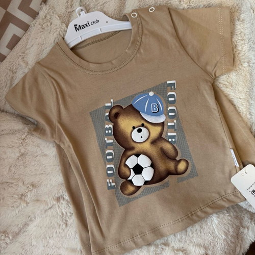 Baby set t-shirt with shorts new, size 18-24 months