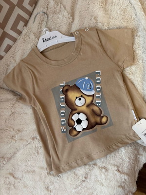 Baby set t-shirt with shorts new, size 18-24 months