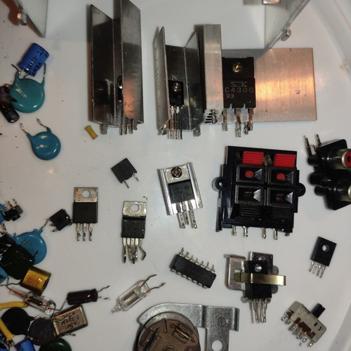 Electronic components used for power supply and amplifier circuits