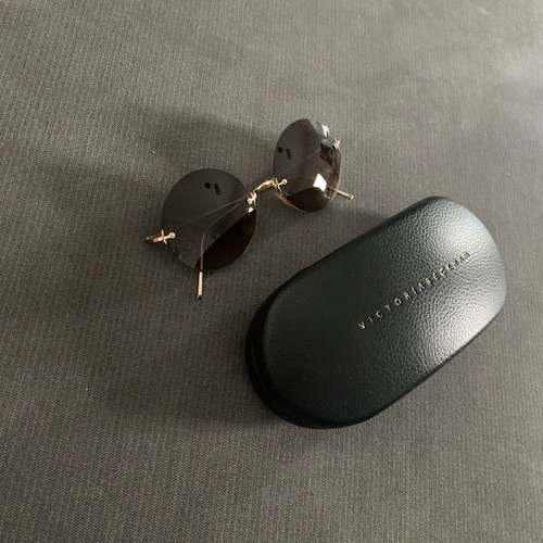 Victoria Beckham sunglasses used, brown/gold