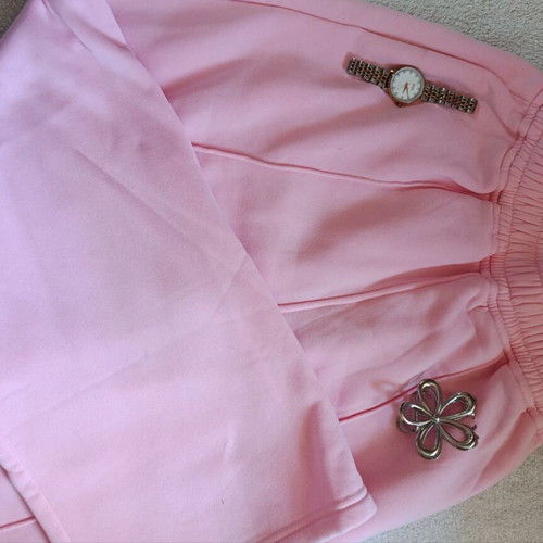 Shein pink joggers new, XS size, warm for cold days