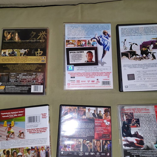 DVD movie pack of 9 used films with subtitles, comedy and adventure