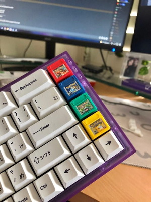 Keycap πληκτρολογίου Pokemon Gameboy κασέτα καινούργιο