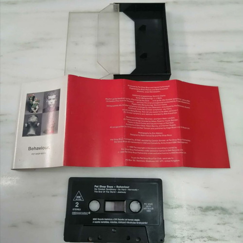 Pet Shop Boys Behaviour cassette tape, pop
