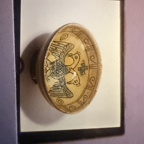 Collectible slides with Byzantine icons, church relics and traditional ceramics, like new