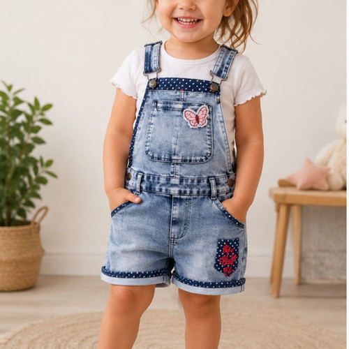 Orchestra denim salopette like new for 6 years old girl