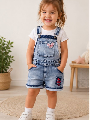 Orchestra denim salopette like new for 6 years old girl