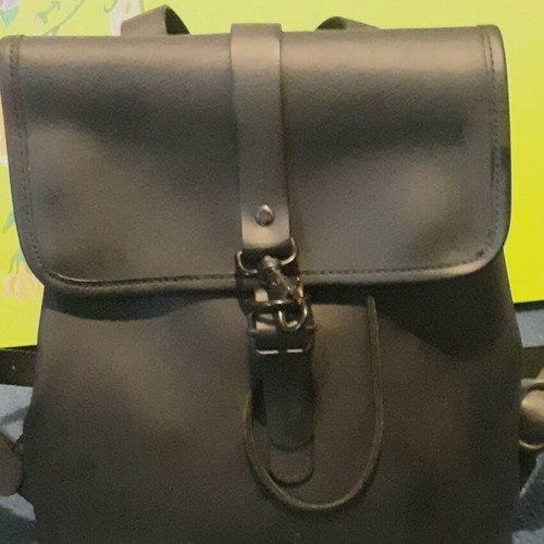 Rains backpack black waterproof used