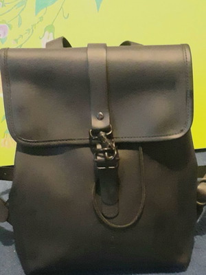 Rains backpack black waterproof used