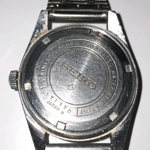Seiko 17 Rubins wristwatch used manual men's waterproof 1960