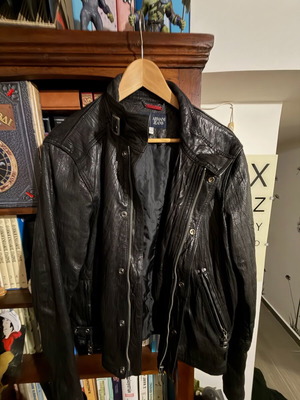 Μπουφάν Armani Jeans μαύρο μέγεθος M σαν καινούργιο