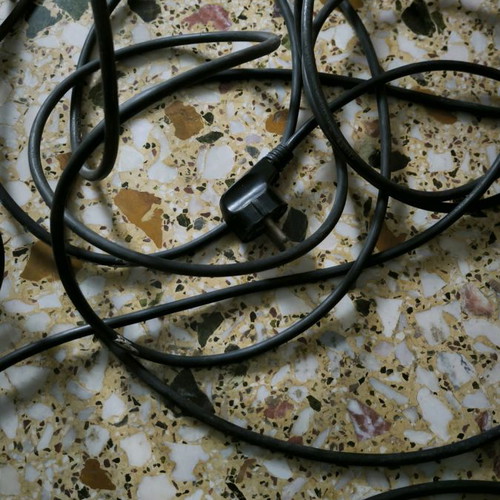 German extension cord used, approx. 15m reel