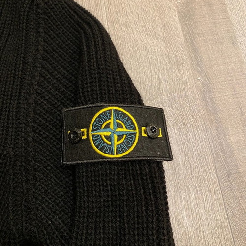 Stone Island knit sweater black size 2XL new