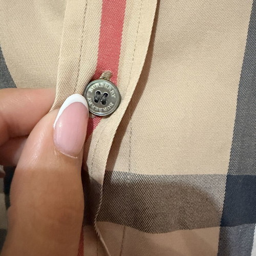 Burberry Brit Nova Check Long-Sleeve Shirt like new, beige and brown