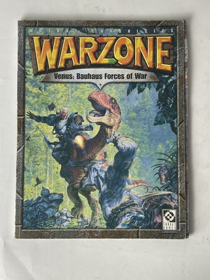 Warzone Venus Bauhaus Forces of War supplement rulebook used